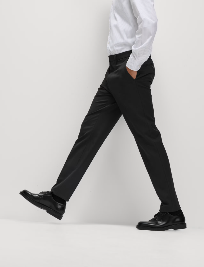 Executive Black Slim Fit Trousers - Alternate view